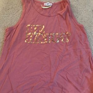 ‘Be Happy’ tank top